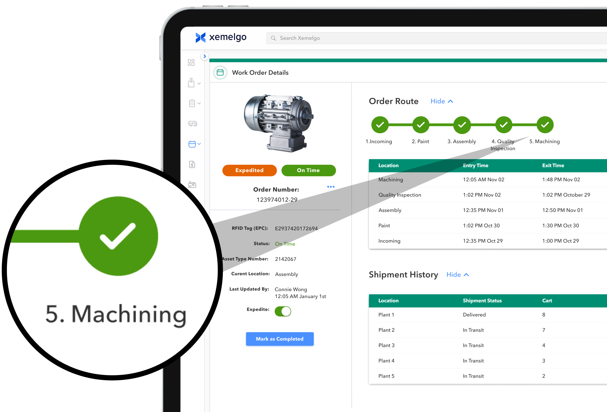 Xemelgo Work Order Tracking Best Software for Manufacturers
